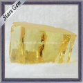 Pale Yellow Cubic Zirconia Rough / Rohmaterial